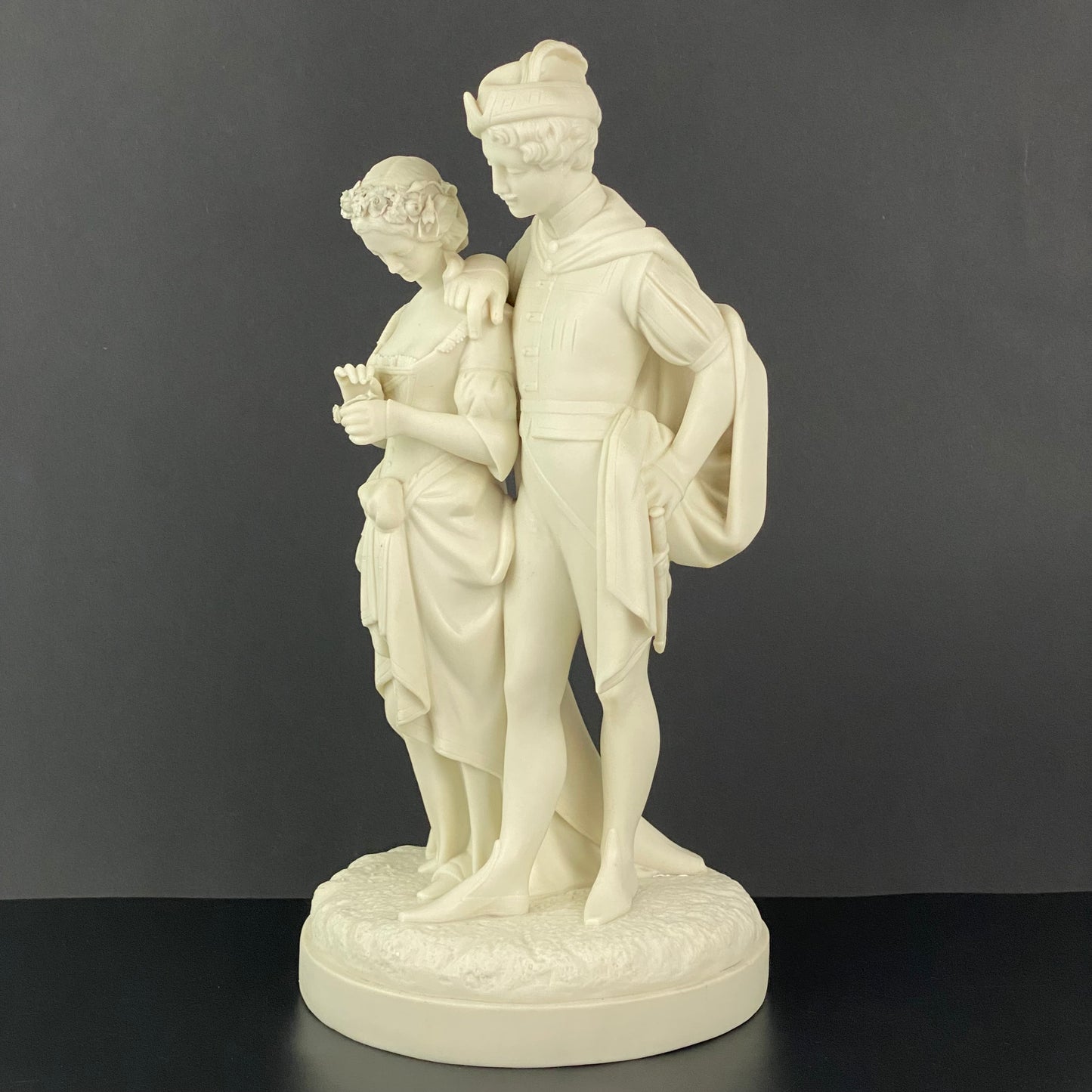 Worcester Parian Porcelain Figurine Kerr & Binns C1860 Faust & Margaret