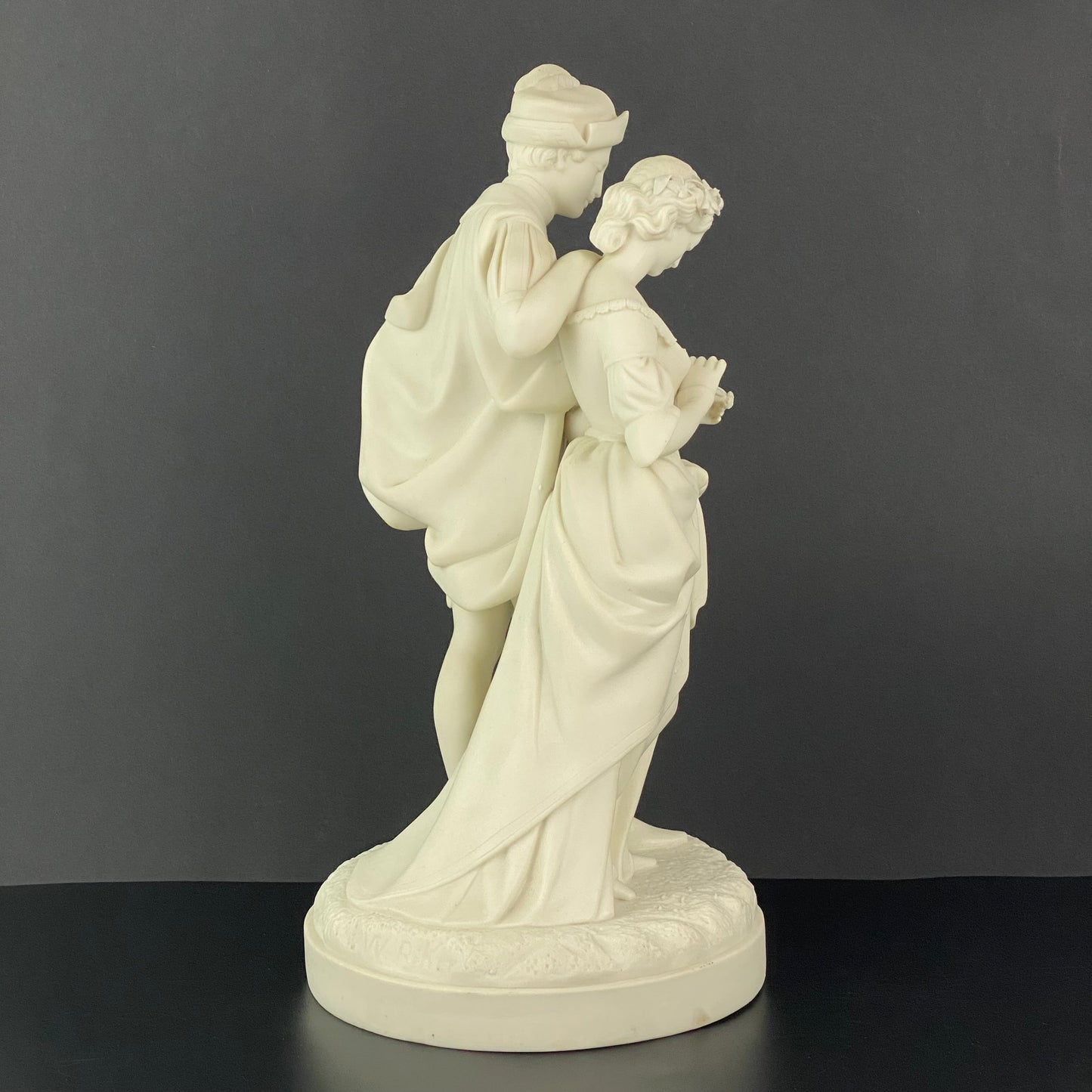 Worcester Parian Porcelain Figurine Kerr & Binns C1860 Faust & Margaret
