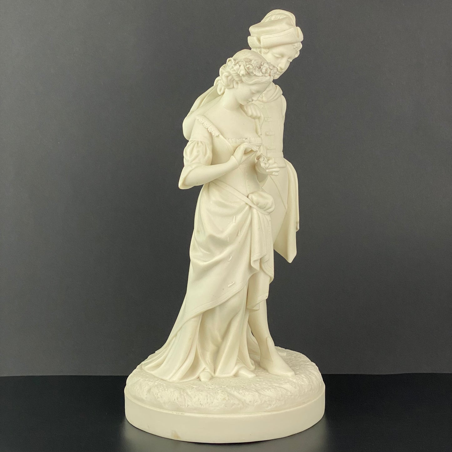 Worcester Parian Porcelain Figurine Kerr & Binns C1860 Faust & Margaret