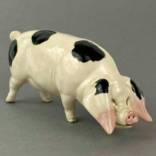 Beswick Gloucester Old Spot Pig 4116 English Porcelain Figurine