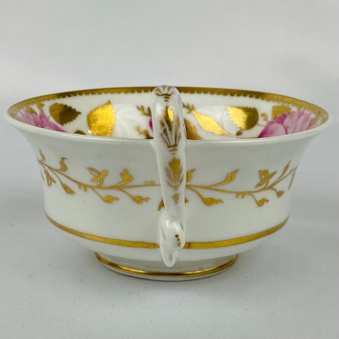 2 Spode True Trios ~ Tea & Coffee Cup & Saucer #3886 Gold Gilt Antique c1820