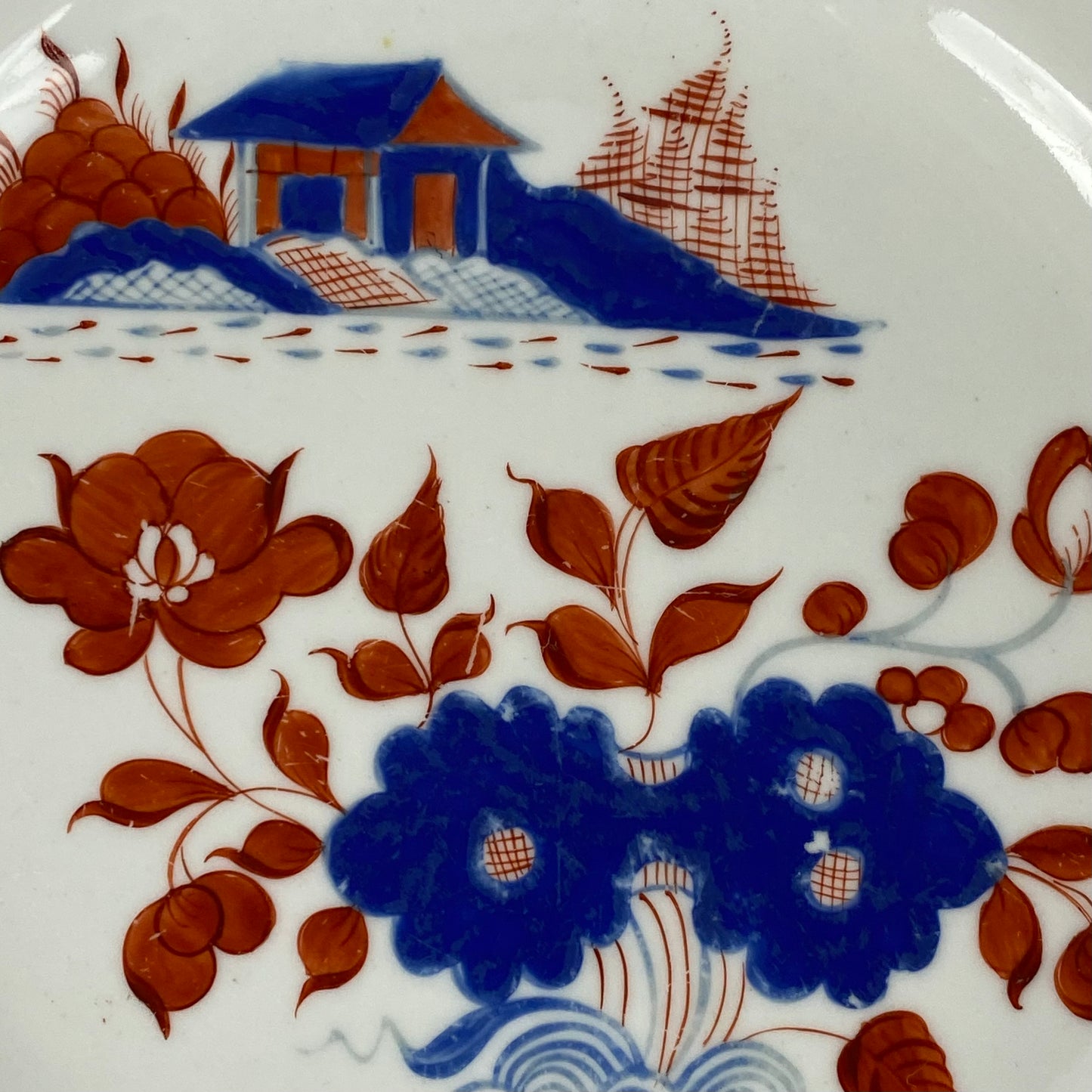 19thc Antique c1803 Spode 5 Plates~ Dolls House Pattern 488~