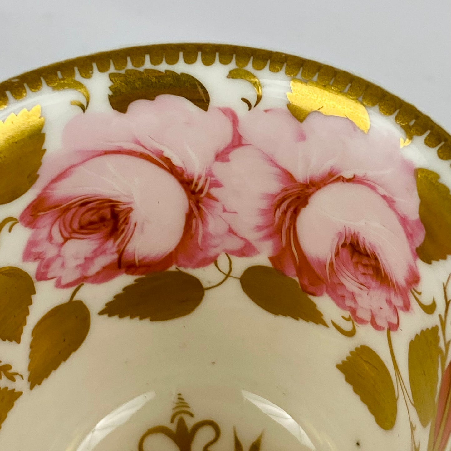 2 Spode True Trios ~ Tea & Coffee Cup & Saucer #3886 Gold Gilt Antique c1820