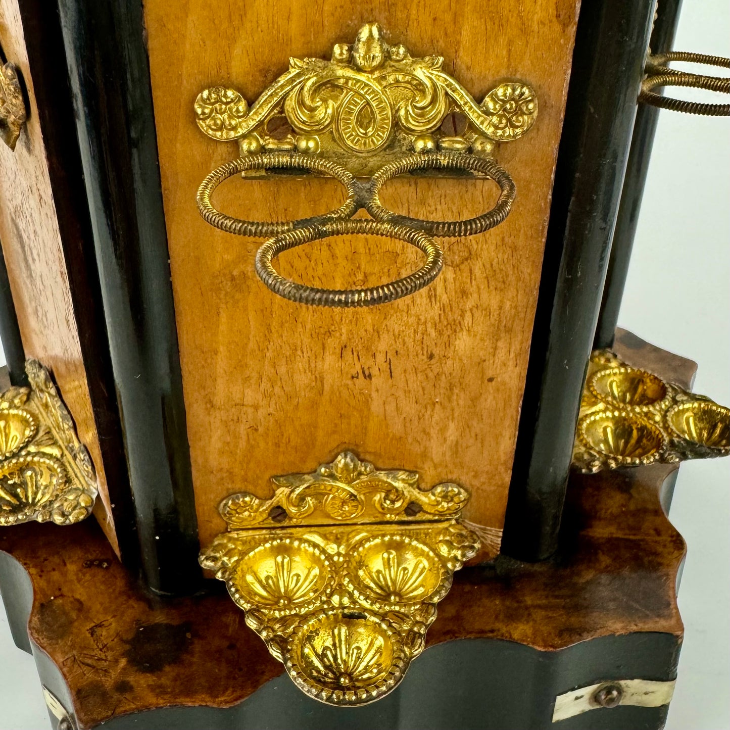 Antique French 19thc Cigar Wooden Store Box Carousel Humidor Cabinet