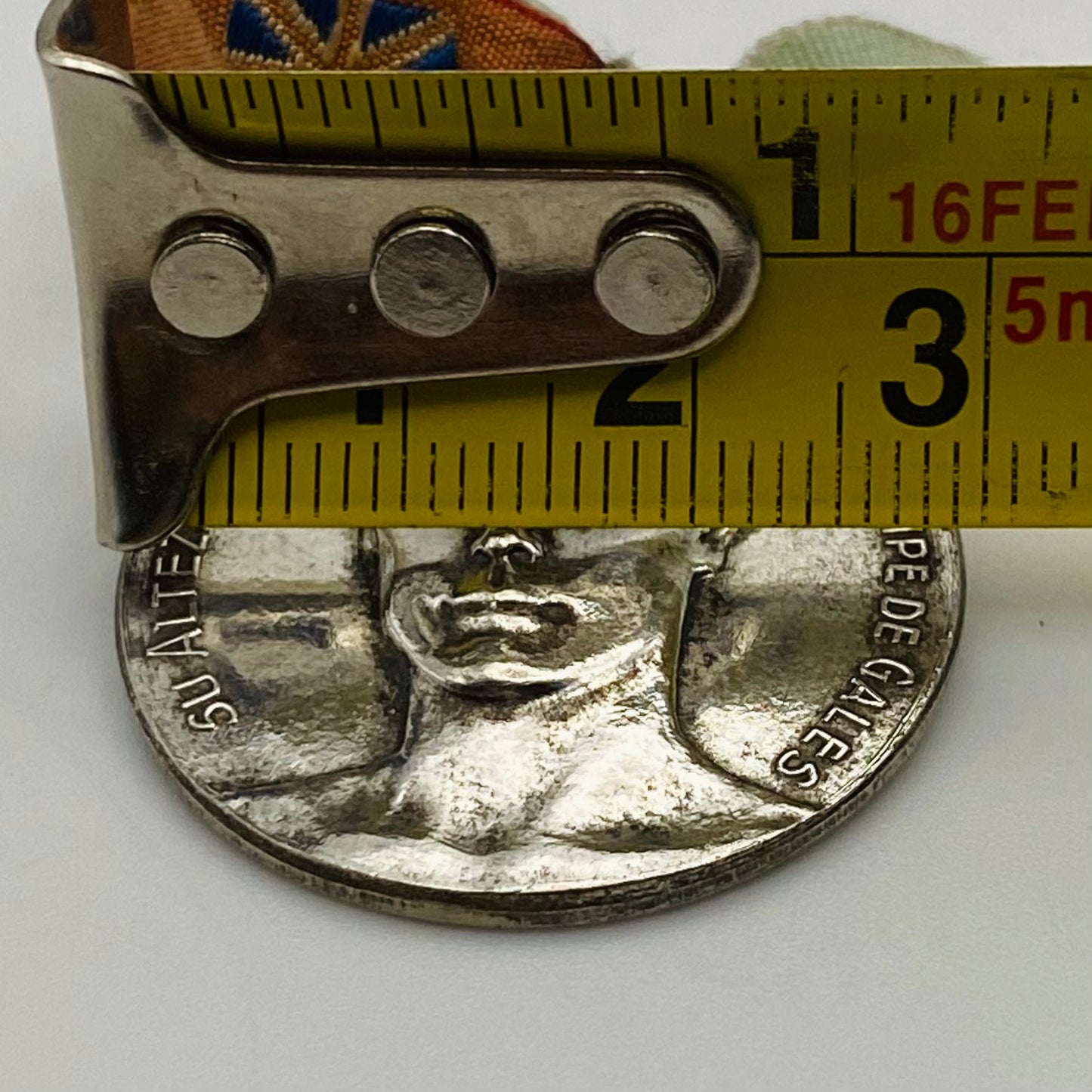1931 Silver British Exhibition in Buenos Aires Medal ~ Prince of Wales