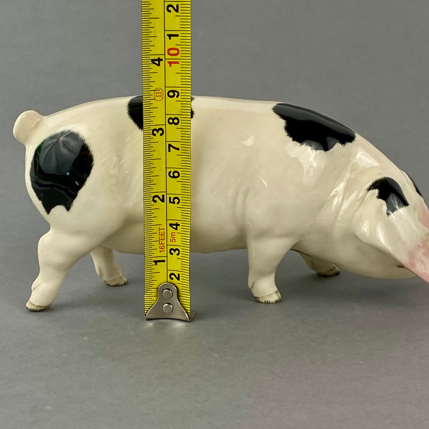 Beswick Gloucester Old Spot Pig 4116 English Porcelain Figurine