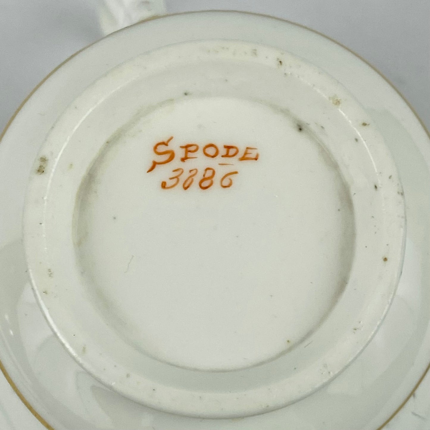 2 Spode True Trios ~ Tea & Coffee Cup & Saucer #3886 Gold Gilt Antique c1820