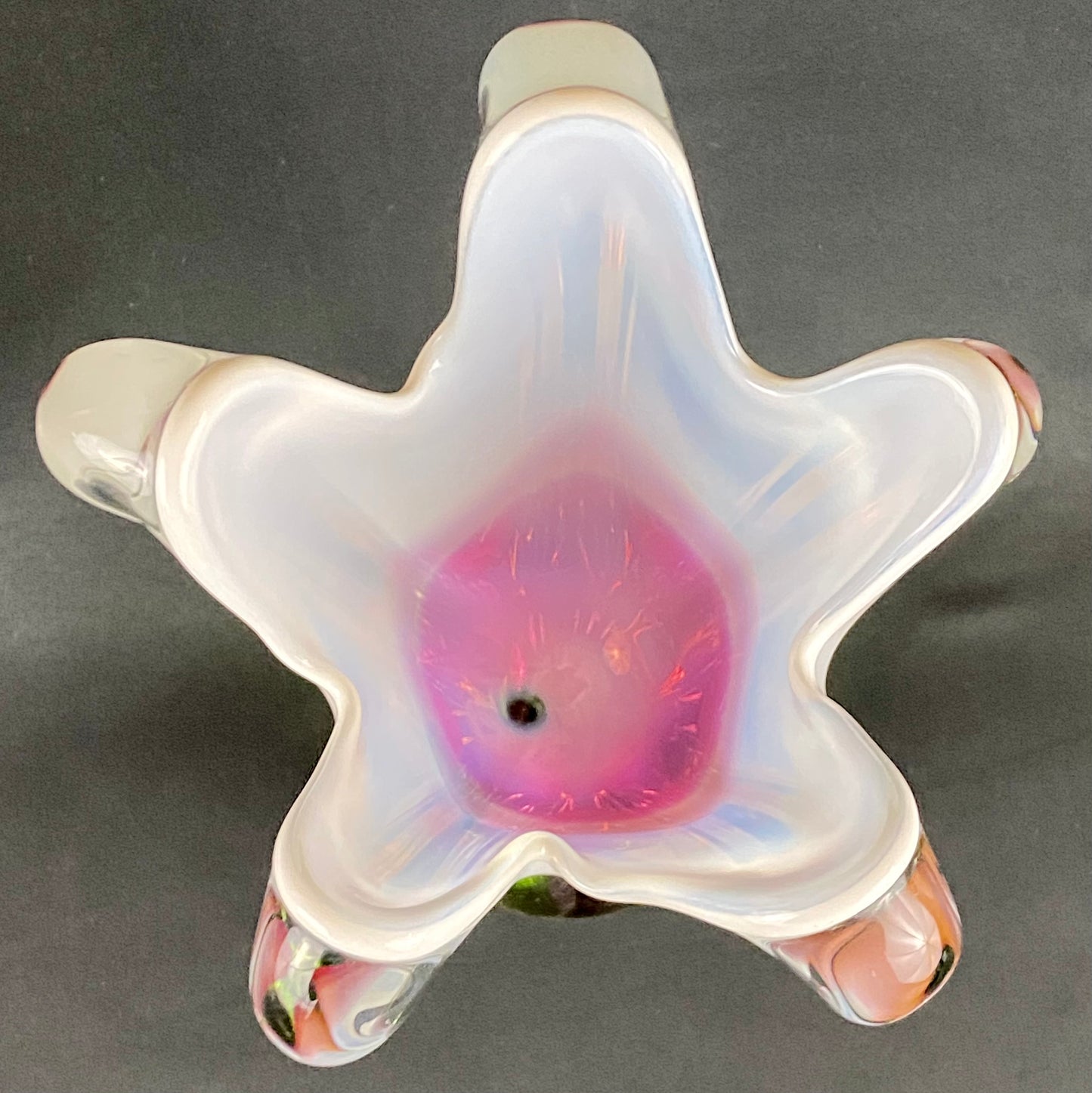 Vintage Josef Hospodka for Chribska Glass Sommerso Vase 1960’s 26cm’s