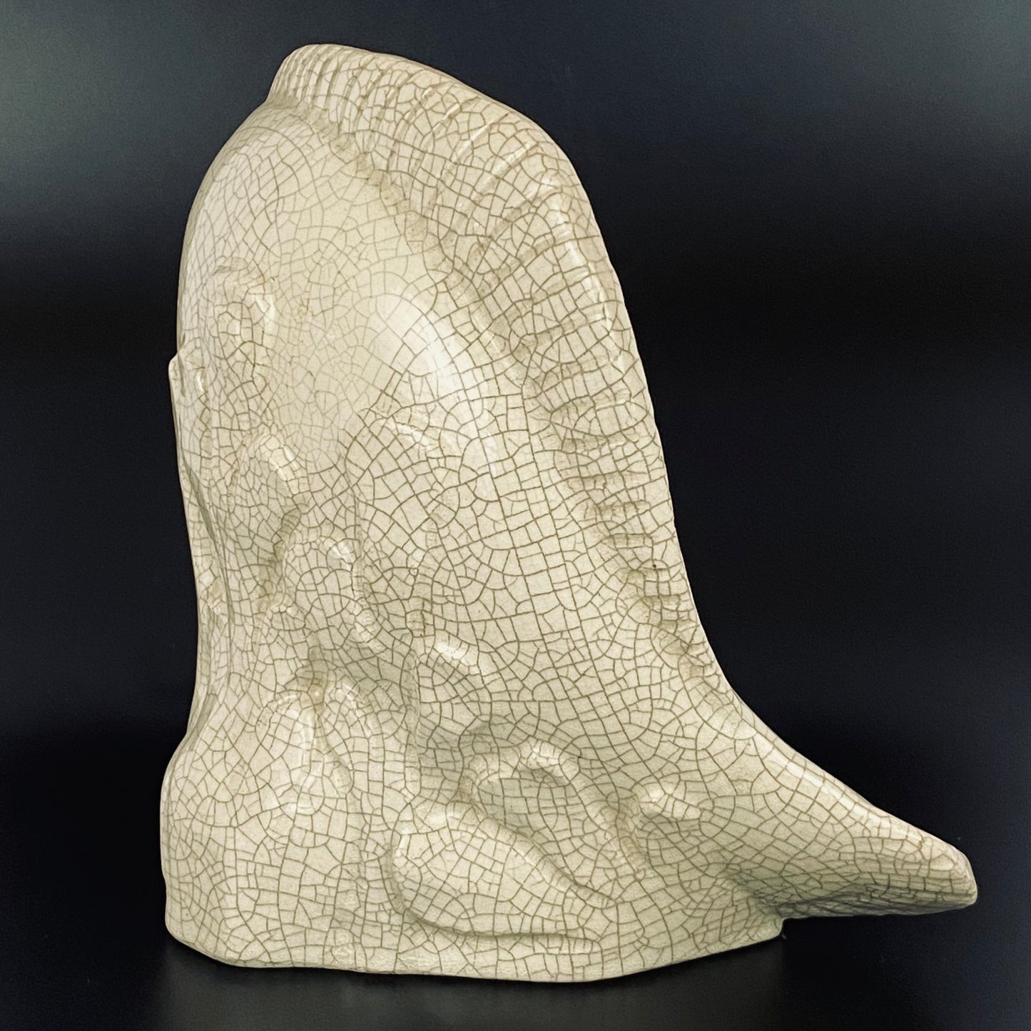 Antique Art Deco French c1930s Pottery Sole Fish signed by Louis Fontinelle