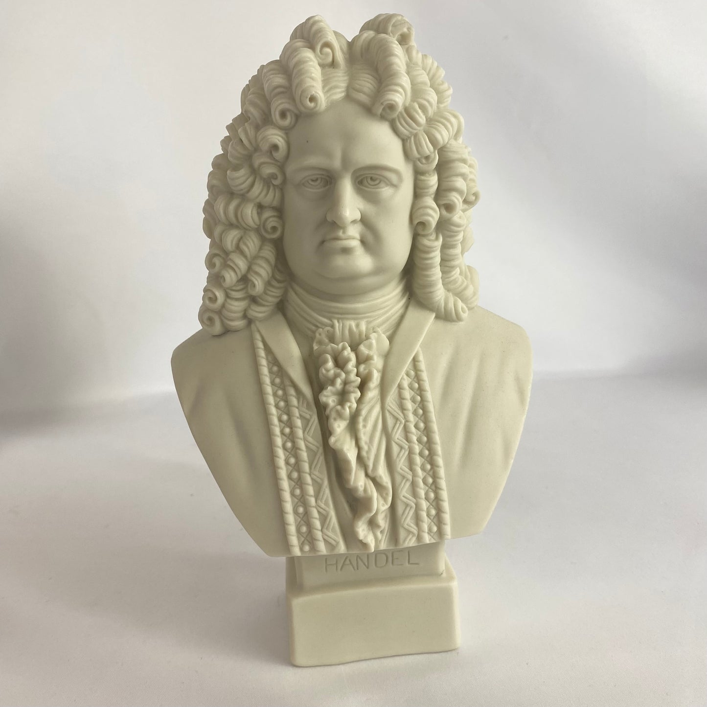 1885+ Pair Parian Antique Bust Composer Handel & Beethoven by Robinson & Leadbeater