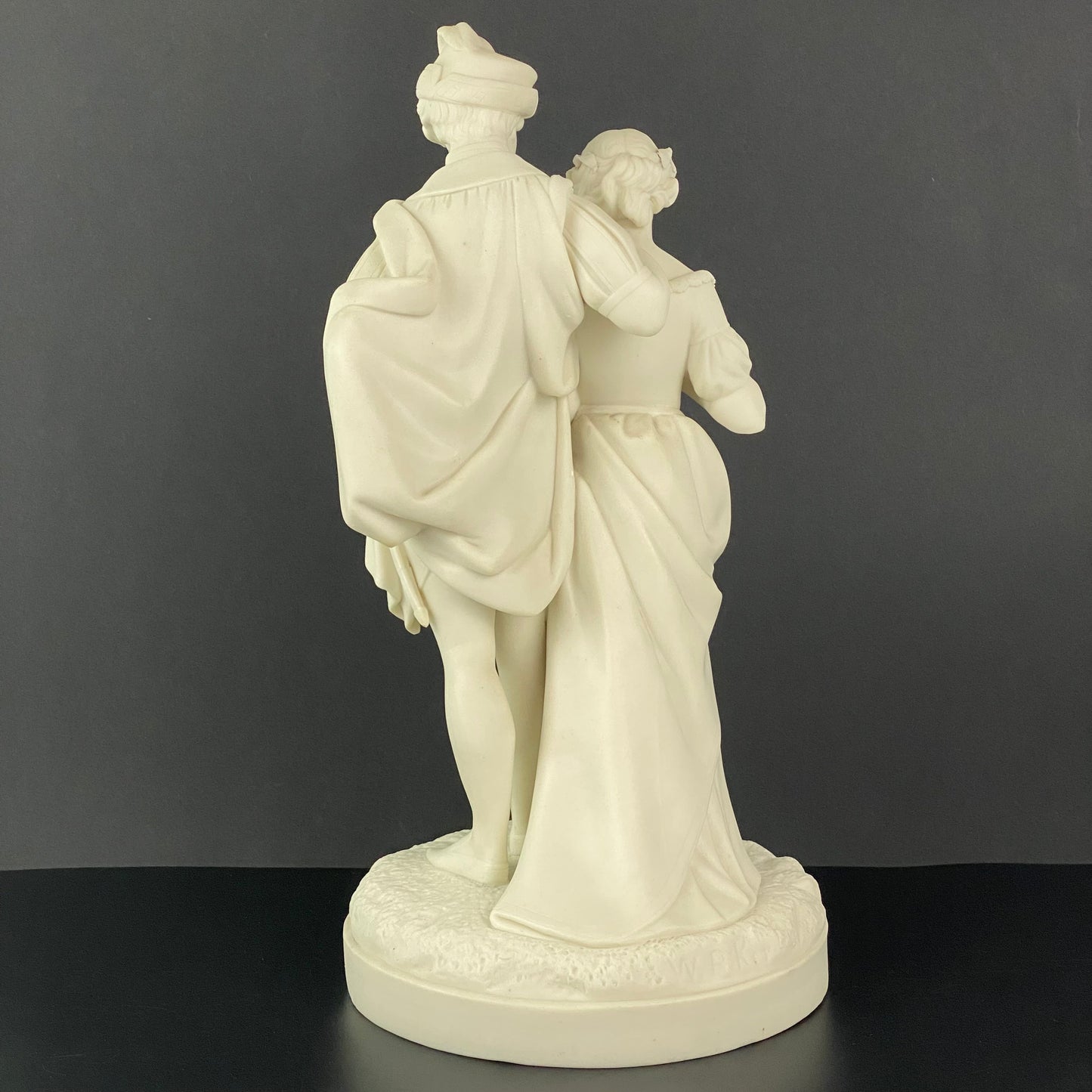Worcester Parian Porcelain Figurine Kerr & Binns C1860 Faust & Margaret