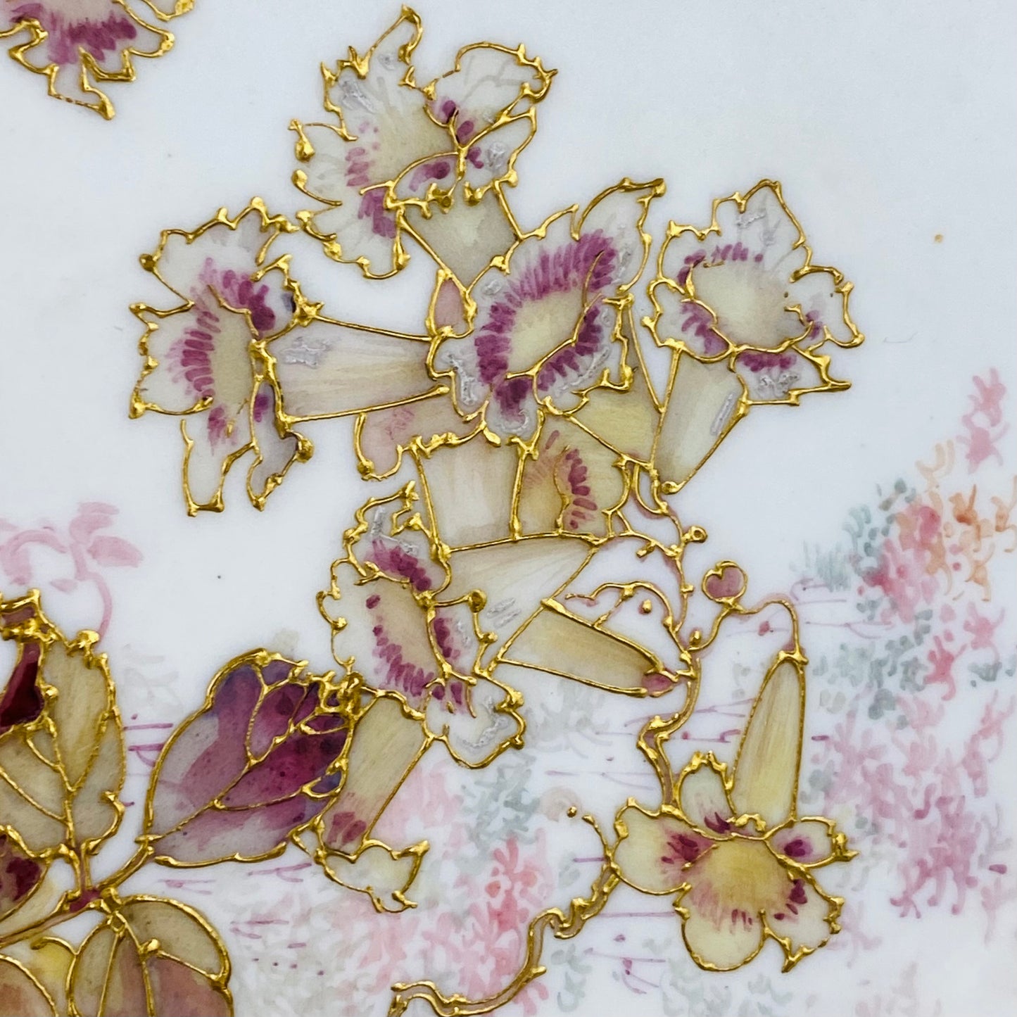c1892 Antique Plate by Doulton Burslem Scallop Edged Spanish Ware