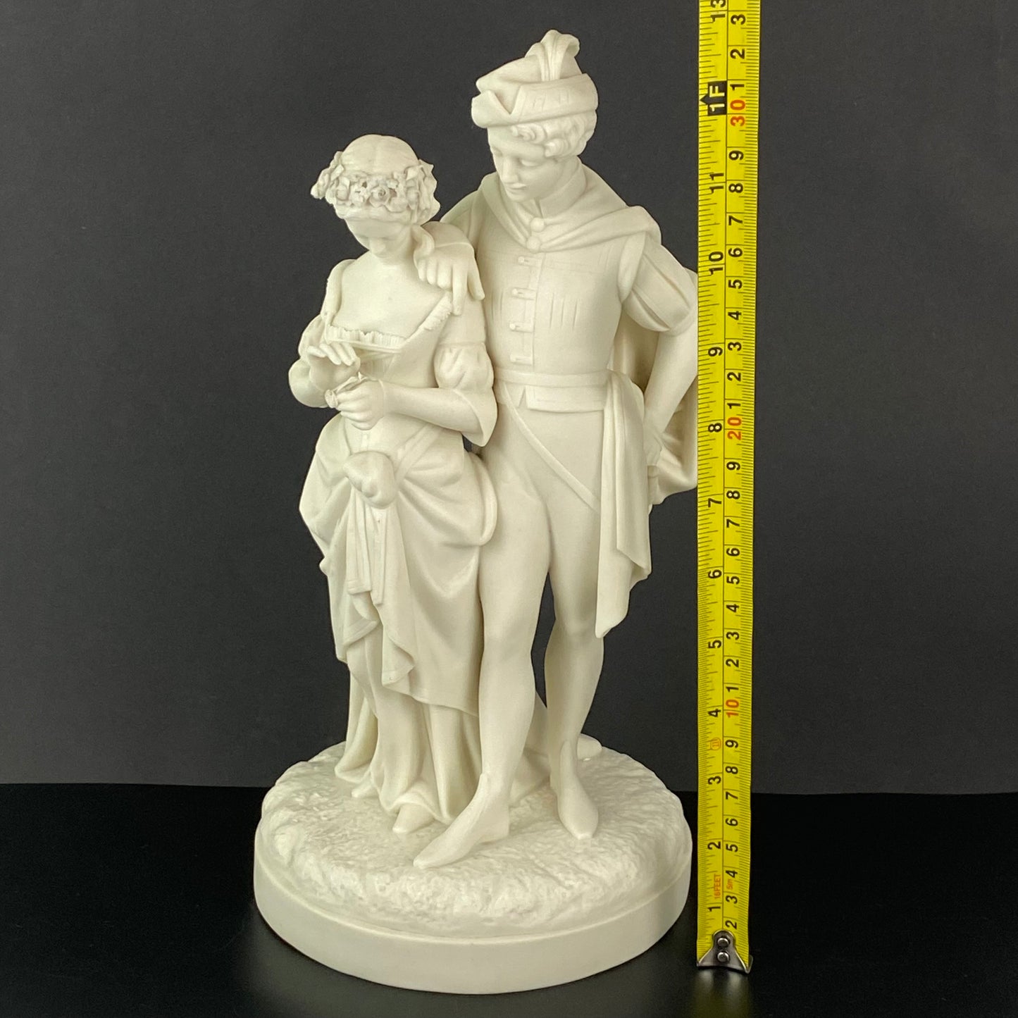 Worcester Parian Porcelain Figurine Kerr & Binns C1860 Faust & Margaret