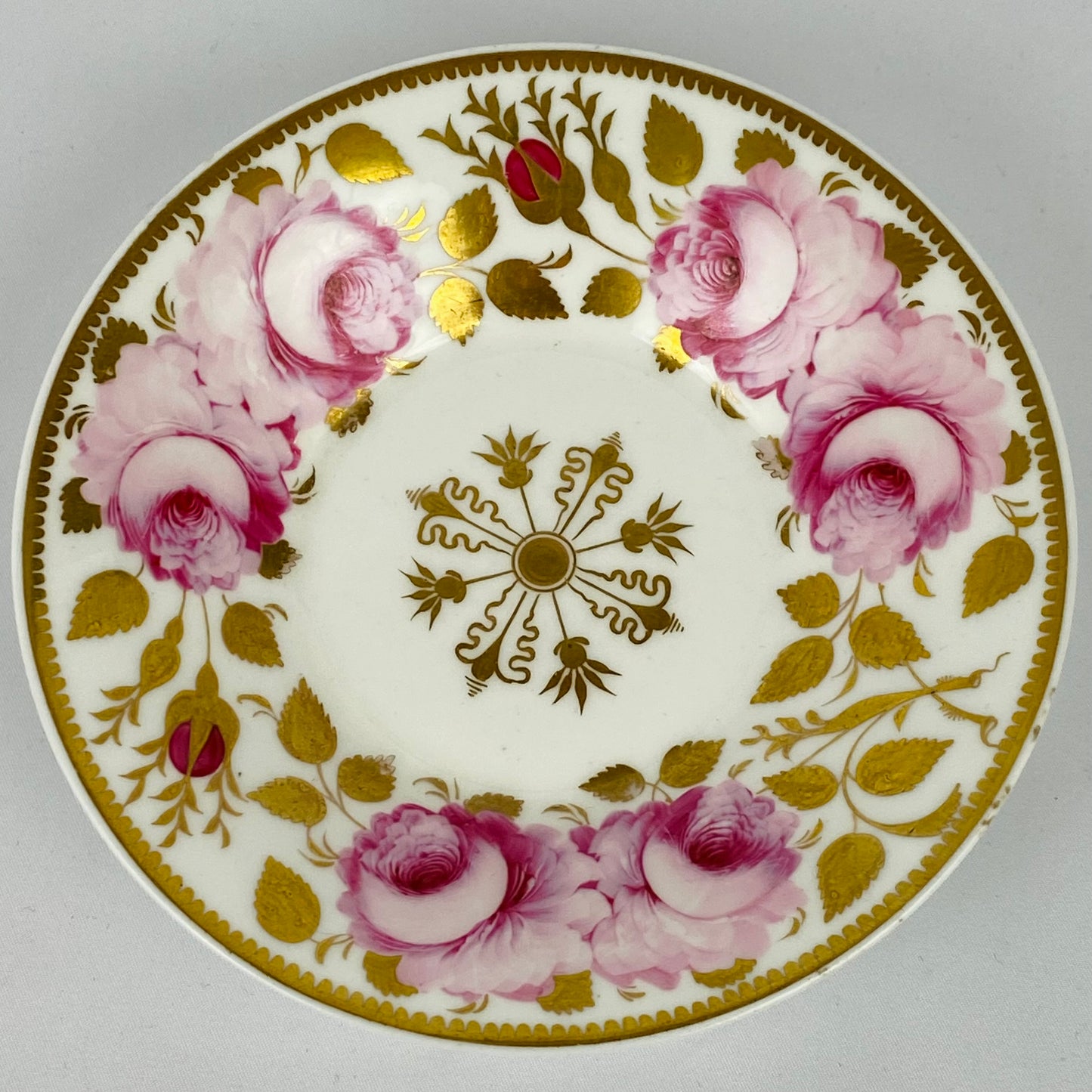 2 Spode True Trios ~ Tea & Coffee Cup & Saucer #3886 Gold Gilt Antique c1820