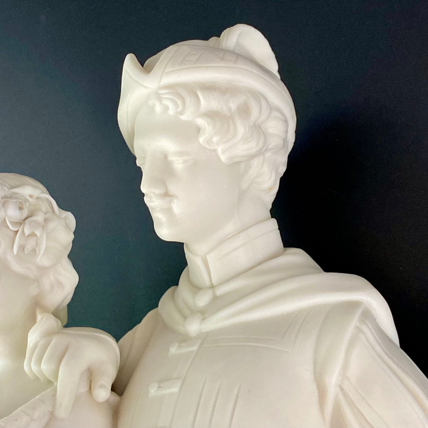 Worcester Parian Porcelain Figurine Kerr & Binns C1860 Faust & Margaret