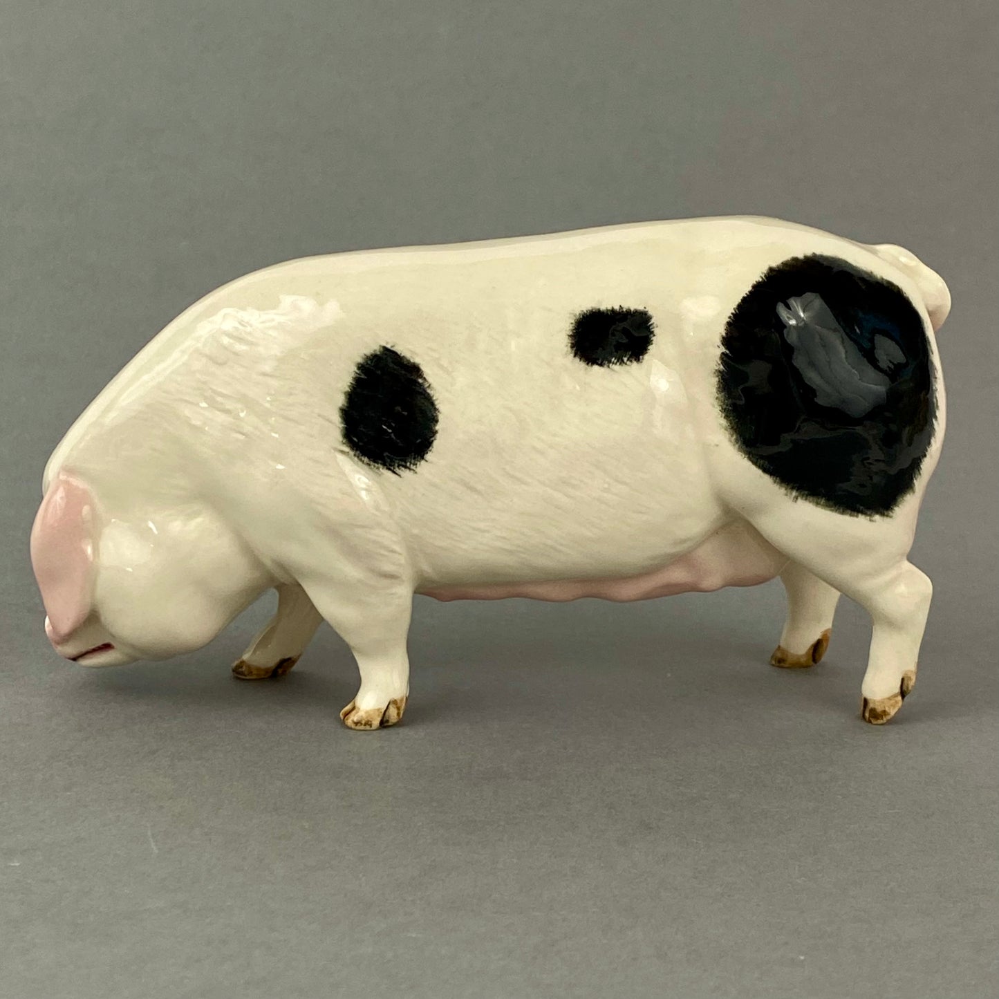Royal Doulton Gloucester Old Spot Pig English Porcelain Figurine DA230
