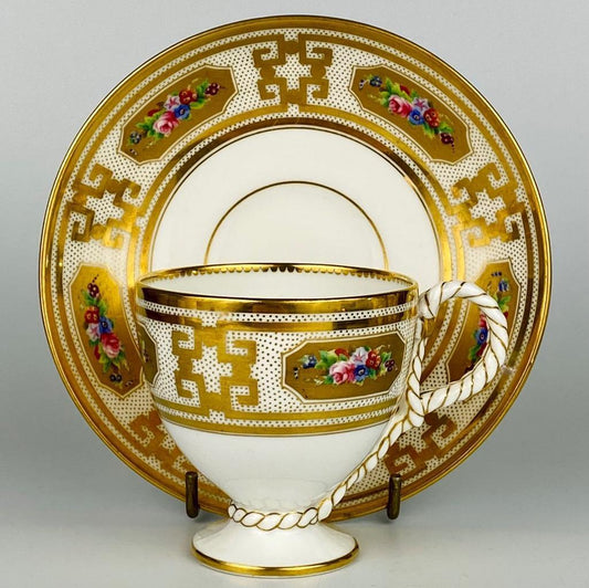 Our latest hot stock gems are Brown Westhead Moore & Co Pedestal Footed Cups & Saucers