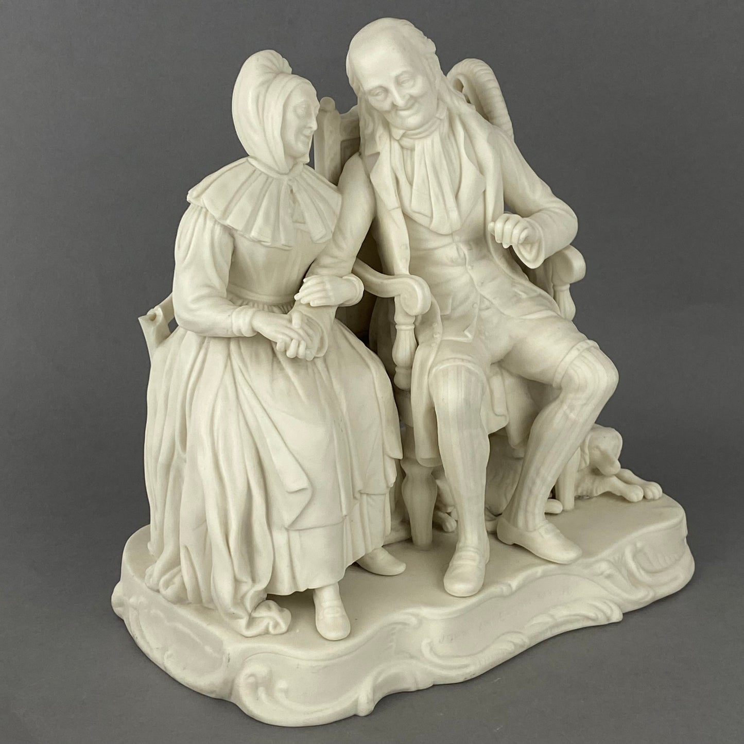 Minton Parian Porcelain Figurine My Jo John Anderson Victorian Antique c1850s