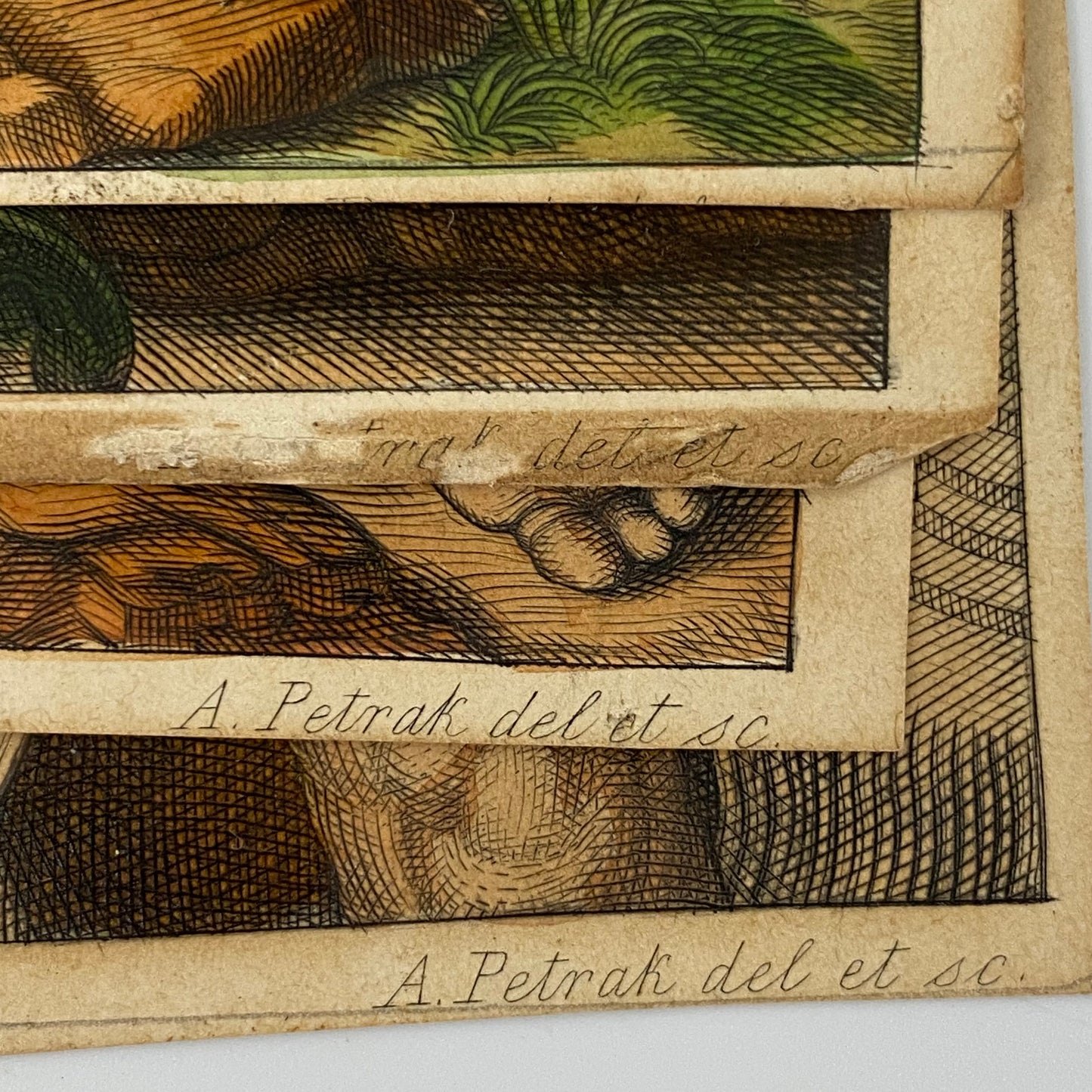 14 Antique Etchings c1860 Church Salvage The Stations of The Cross by Fuhrich