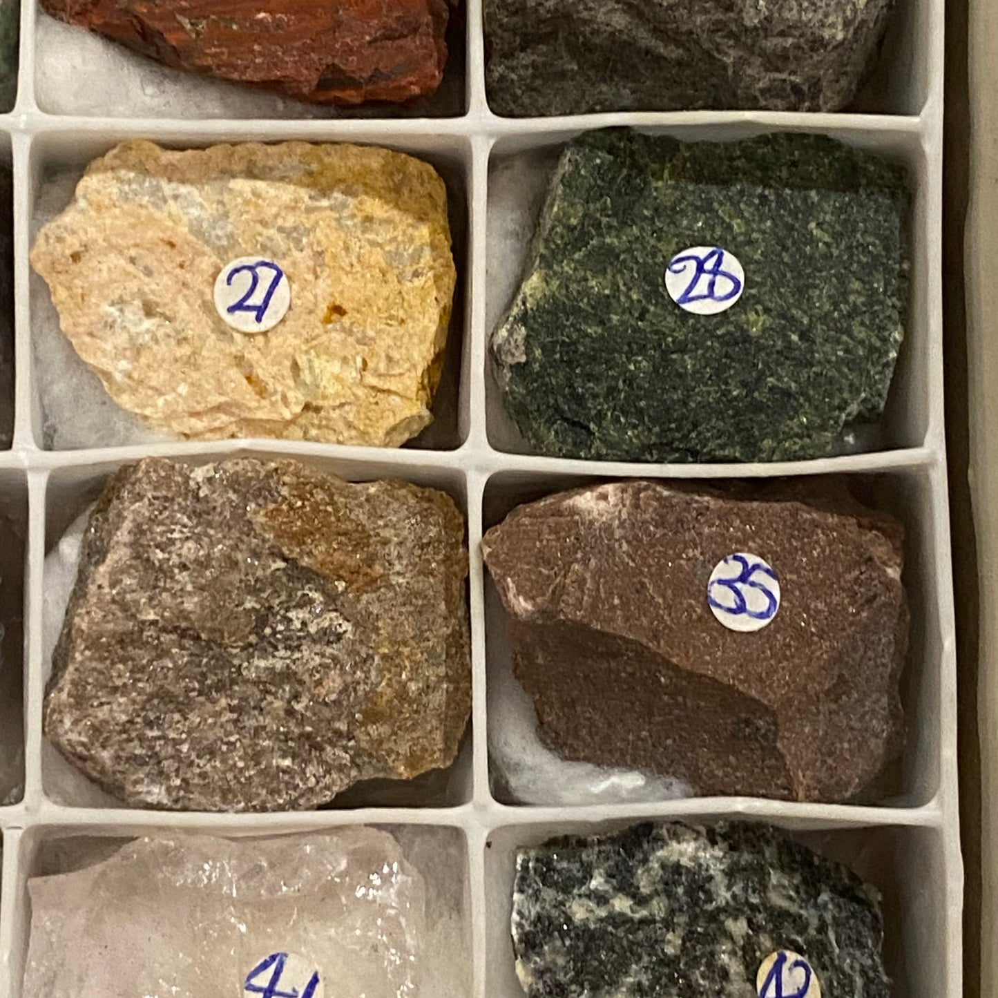 49 Vintage Shona Stones African Crystal Mineral Natural Rock Geology Specimen Set