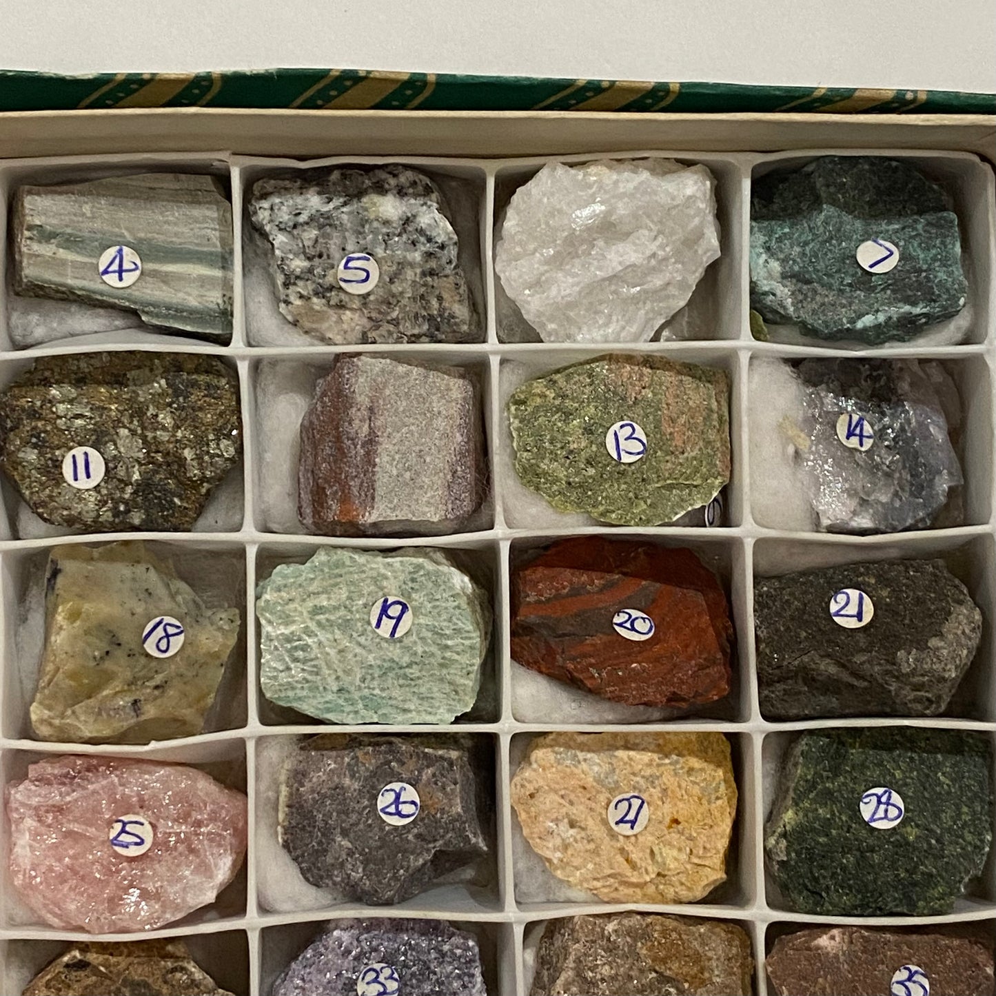 49 Vintage Shona Stones African Crystal Mineral Natural Rock Geology Specimen Set