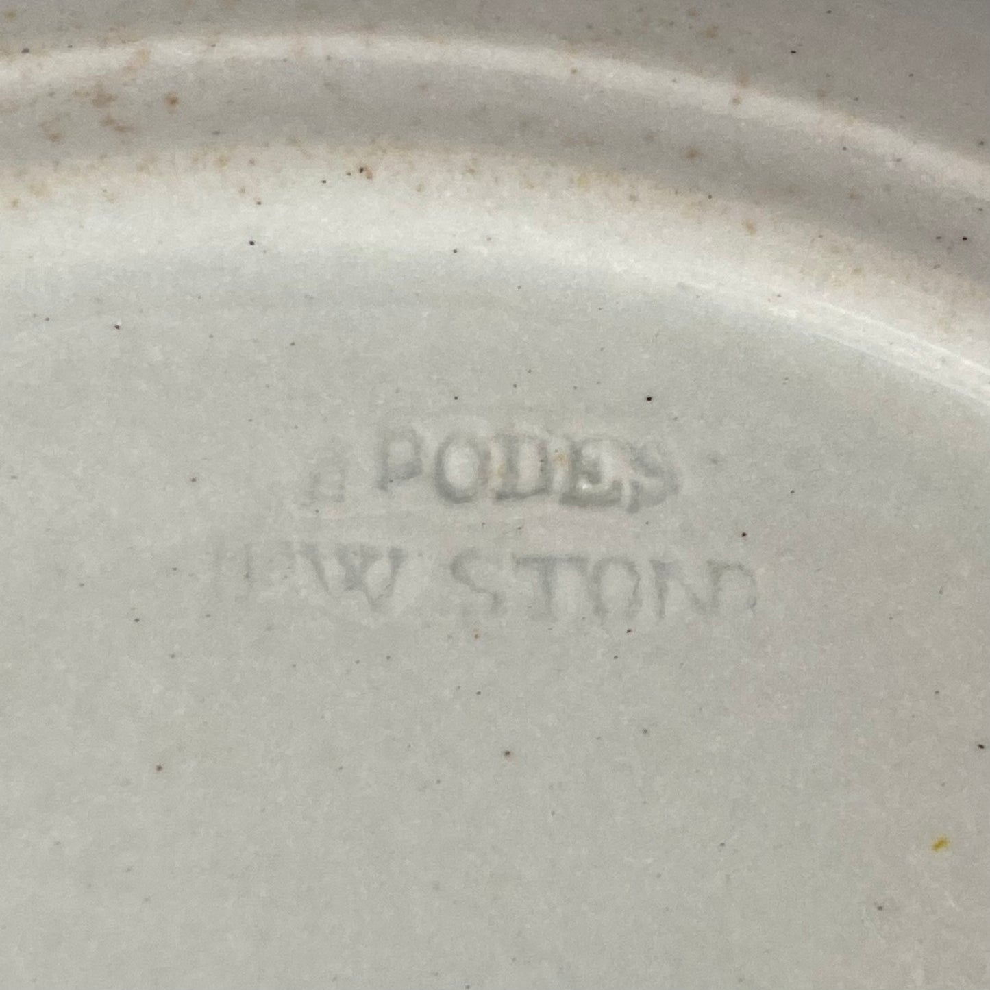 Spode Antique 2 Plates Stone China Grasshopper Pattern c1815 VGC