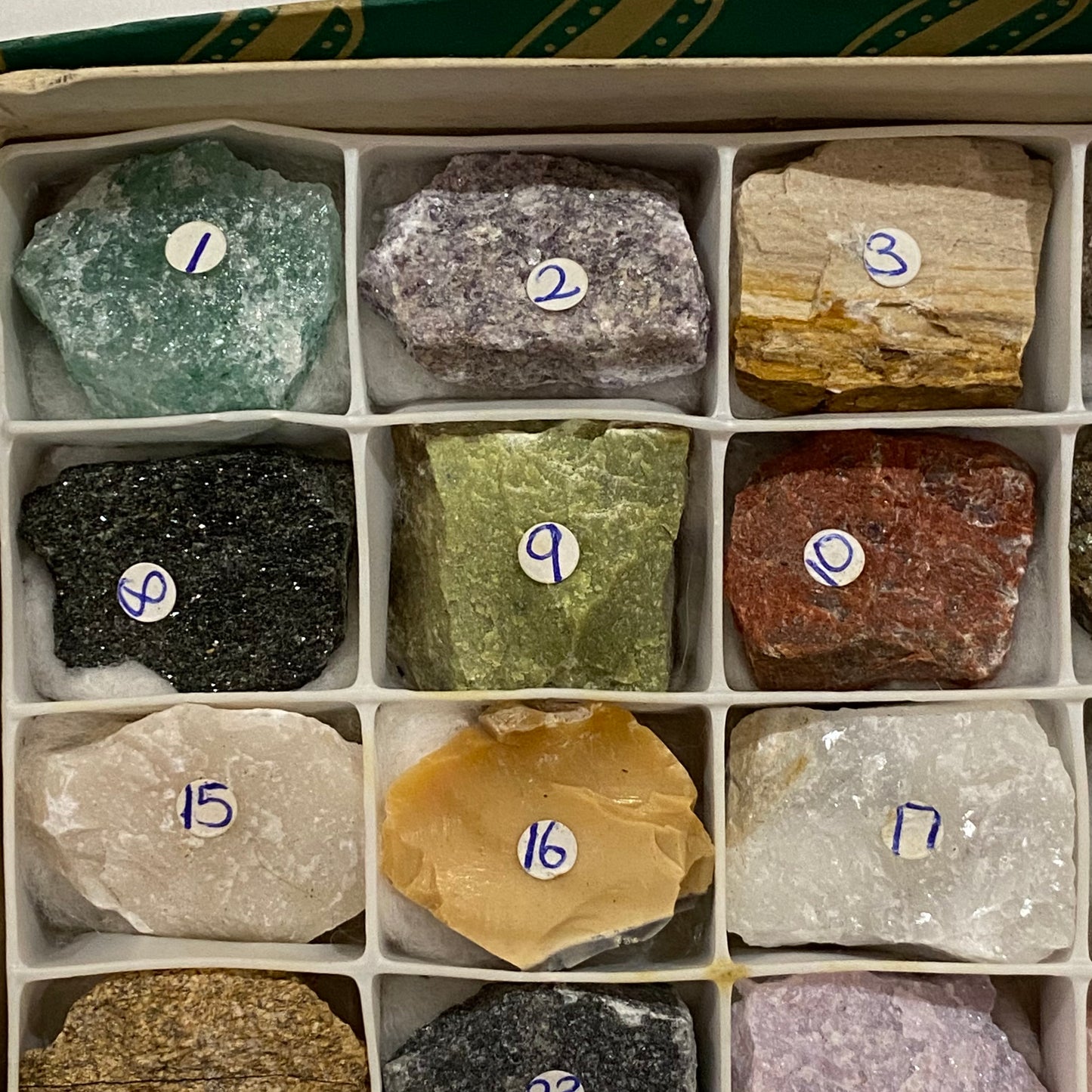 49 Vintage Shona Stones African Crystal Mineral Natural Rock Geology Specimen Set