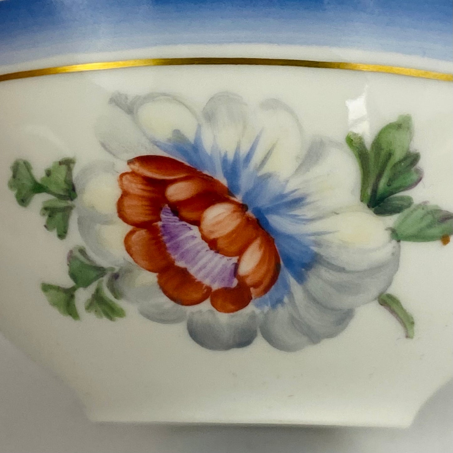 c1935 Antique 4 x Royal Copenhagen Tea Cups & Saucers #592 9067 Hand Painted