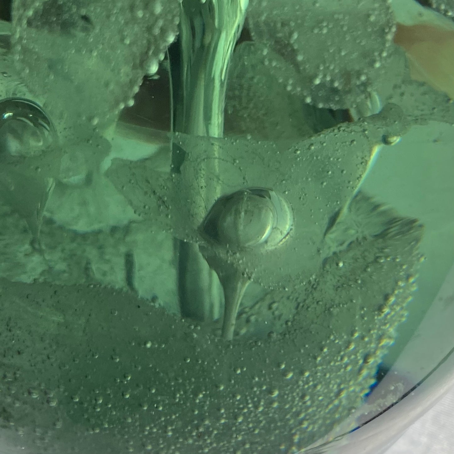Victorian Green Bottle Dump Glass Antique Paperweight or Door Stop