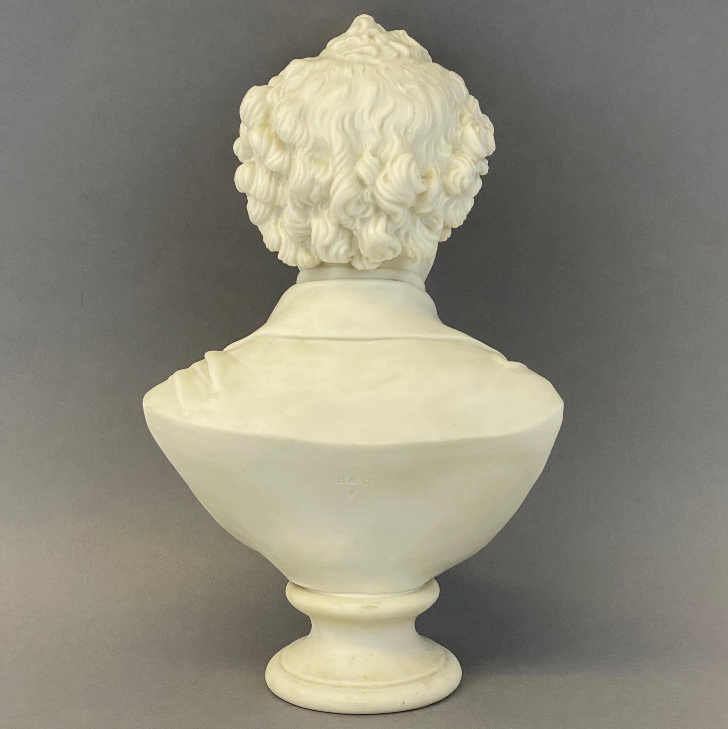 Antique Bridgwood & Clarke Parian Porcelain Bust of Charles Dickens c1860