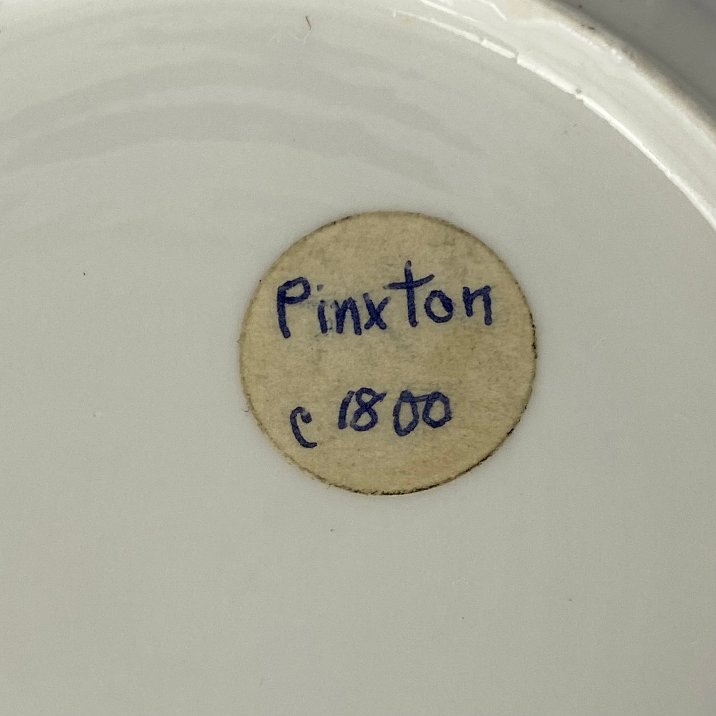 Antique Pinxton Porcelain c1800 Billingsley Mansfield Decorated Saucer