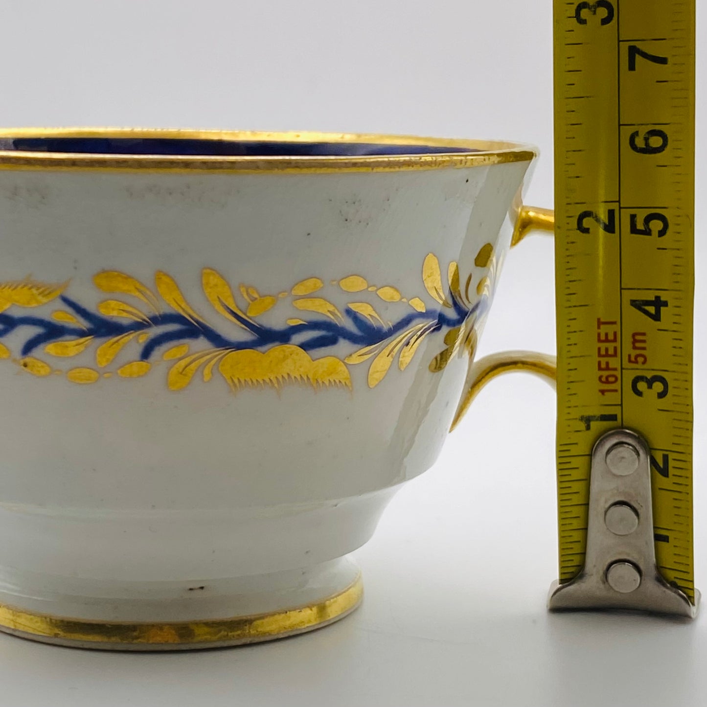 Coalport Cup & Saucer Antique English Porcelain C1815 Pattern #500