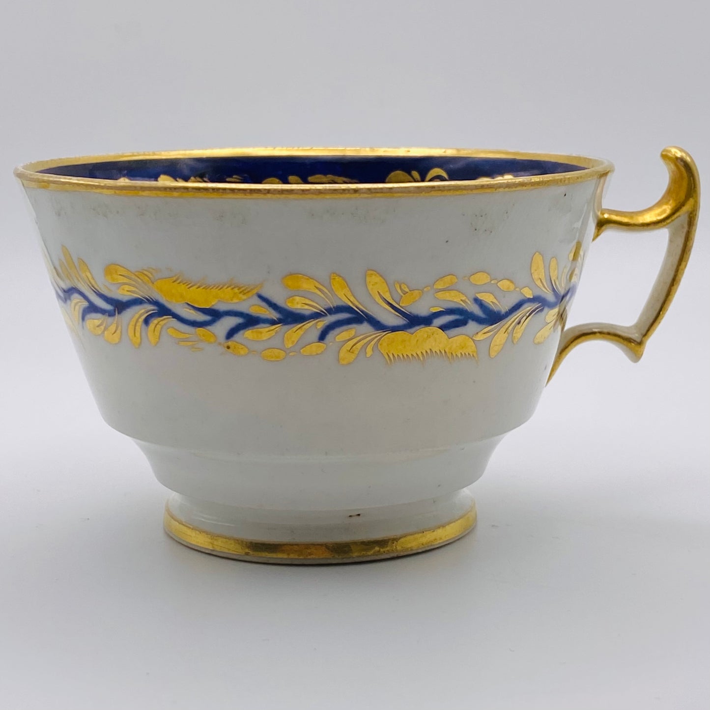 Coalport Cup & Saucer Antique English Porcelain C1815 Pattern #500