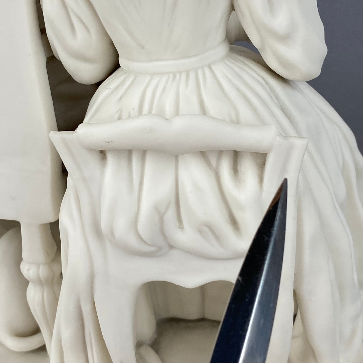 Minton Parian Porcelain Figurine My Jo John Anderson Victorian Antique c1850s