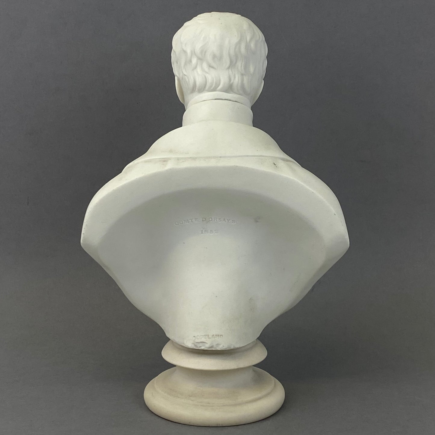 Copeland Parian Porcelain Bust Duke of Wellington Antique c1852 by Comte d Orsay