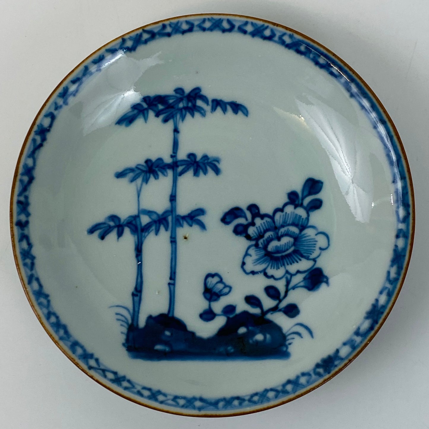 Nanking Cargo Shipwreck Chinese Batavian Porcelain Tea Bowl & Saucer c1752