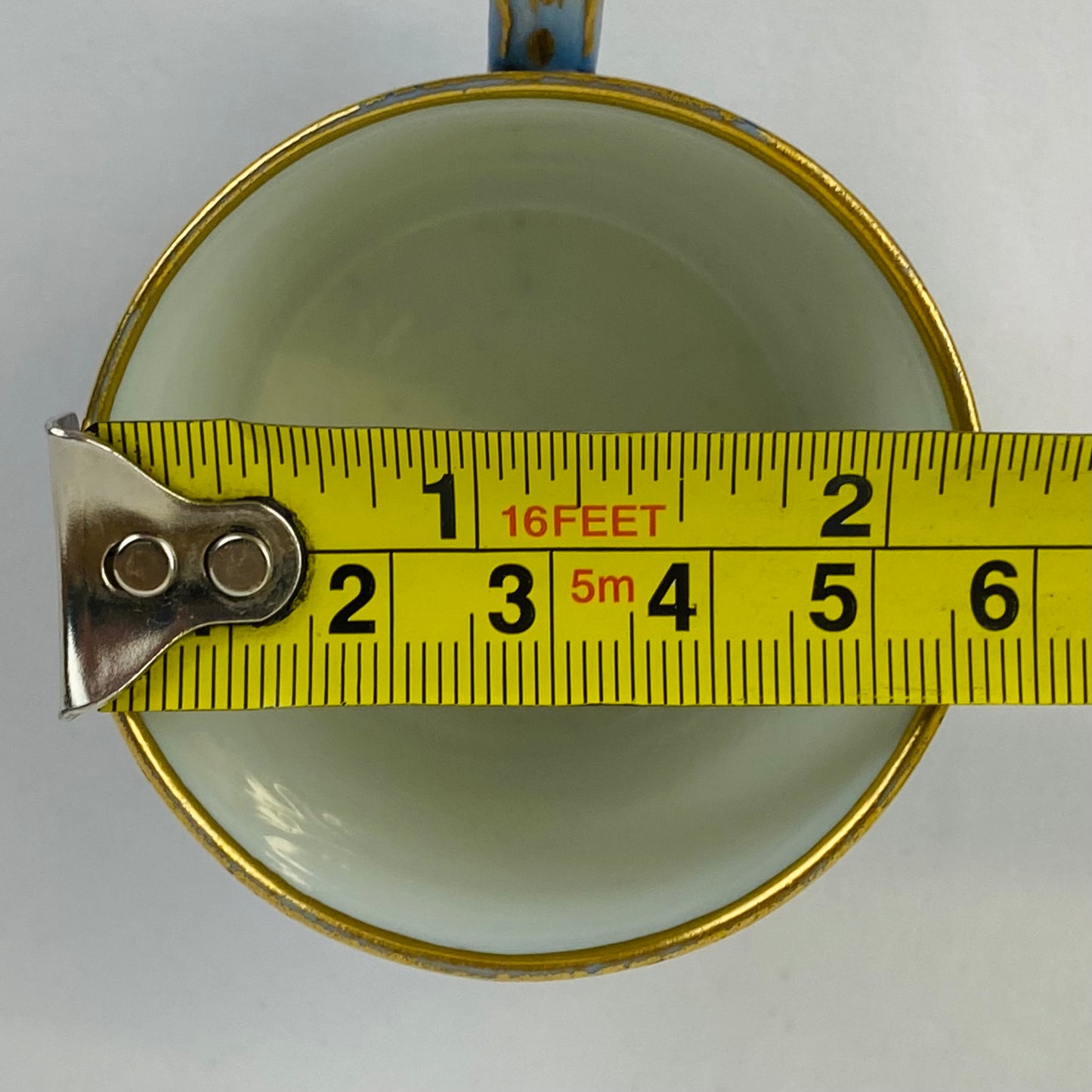 Sevres Coffee Cup Antique Porcelain Gold Gilt Imperial / Royal Initial P & Crown 19thc
