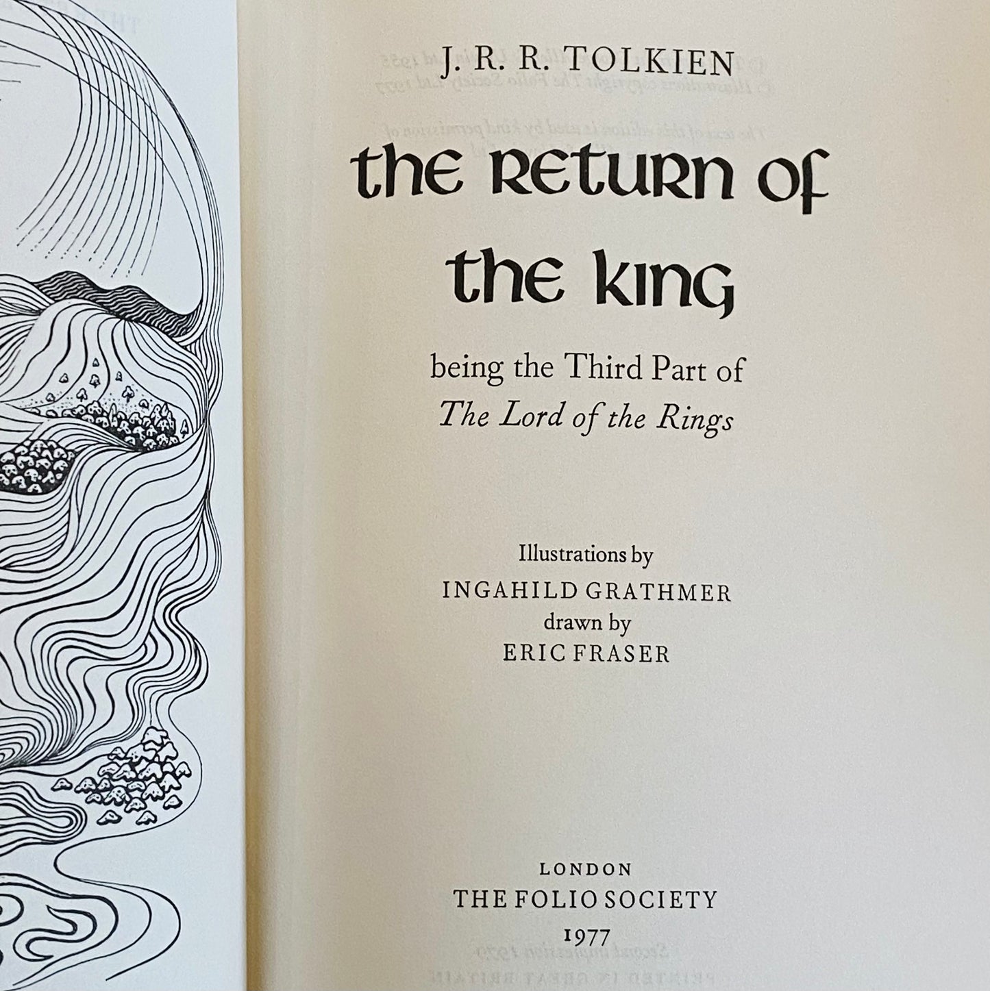 3 Book Set The Lord of The Rings J R R Tolkien Trilogy Folio Society 1979 VGC
