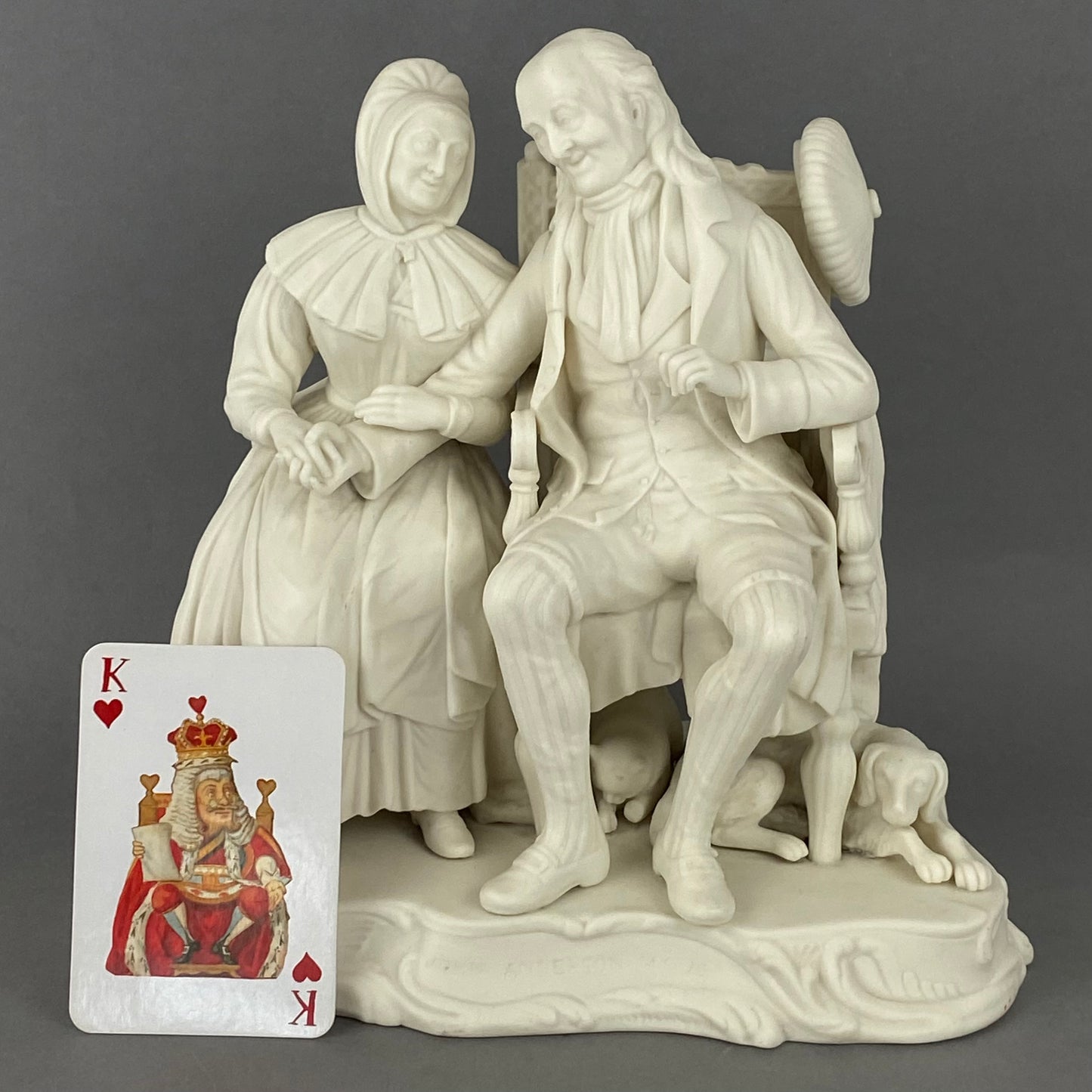 Minton Parian Porcelain Figurine My Jo John Anderson Victorian Antique c1850s