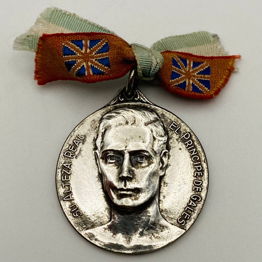 1931 Silver British Exhibition in Buenos Aires Medal ~ Prince of Wales