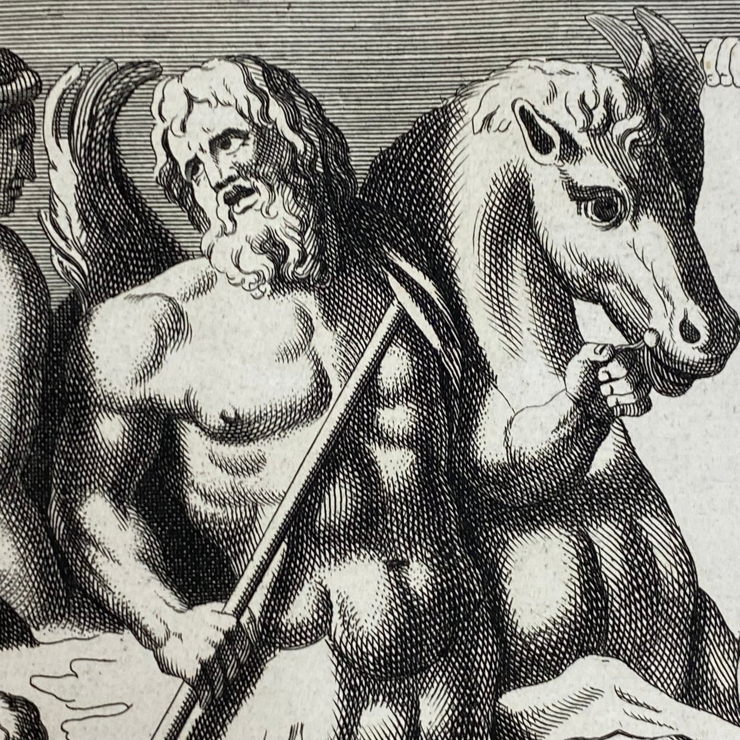 Antique Venus Marina Engraving c1719 - Bernard de Montfaucon Mythological Print