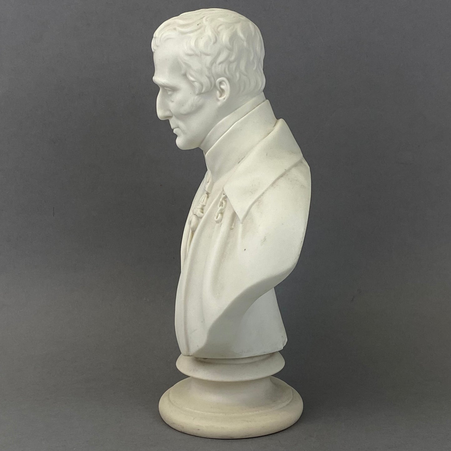 Copeland Parian Porcelain Bust Duke of Wellington Antique c1852 by Comte d Orsay