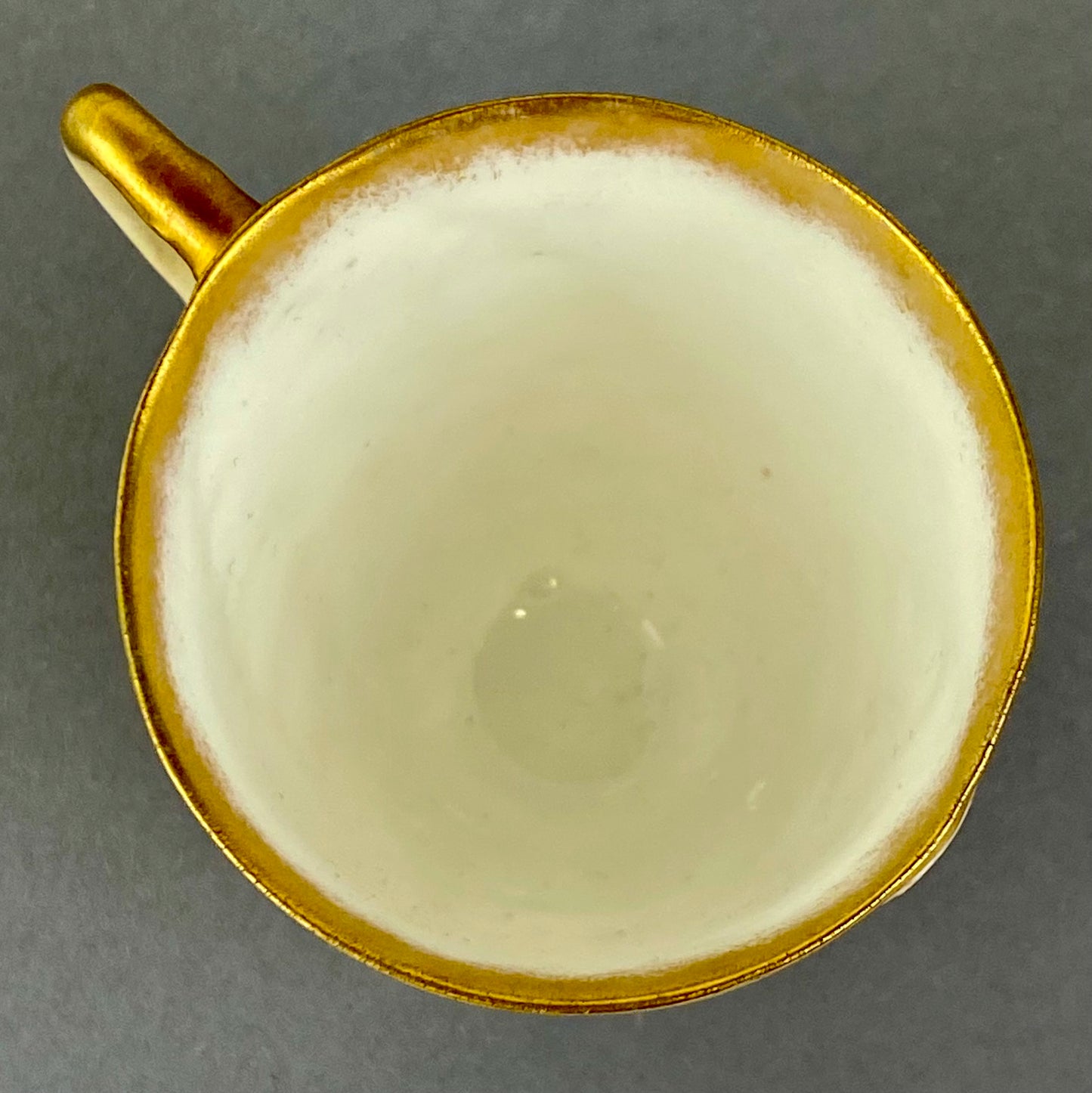 Doulton Burslem 19thc Coffee Cup Antique Demitasse Espresso Gold Gilt c1887