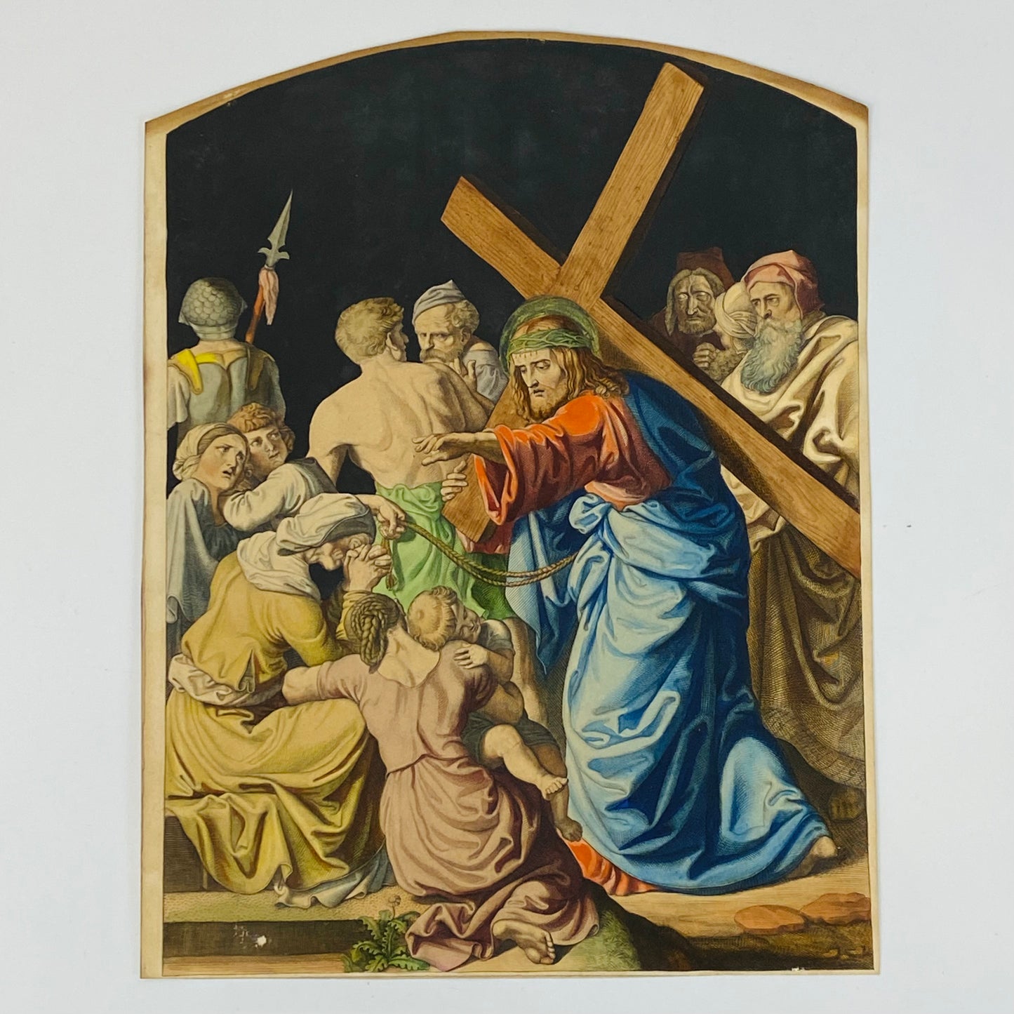 14 Antique Etchings c1860 Church Salvage The Stations of The Cross by Fuhrich