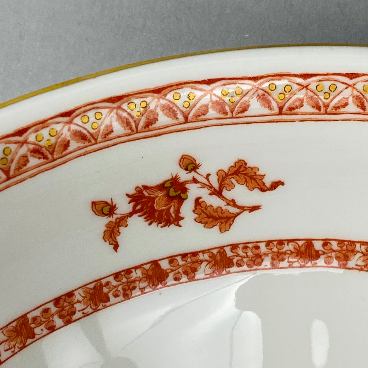 Vintage Limoges Fruit Bowl by Haviland Tehran Pattern French Porcelain