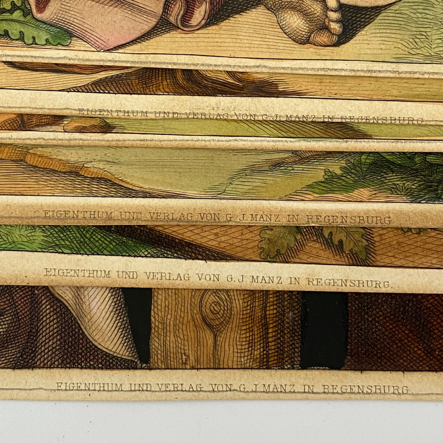 14 Antique Etchings c1860 Church Salvage The Stations of The Cross by Fuhrich