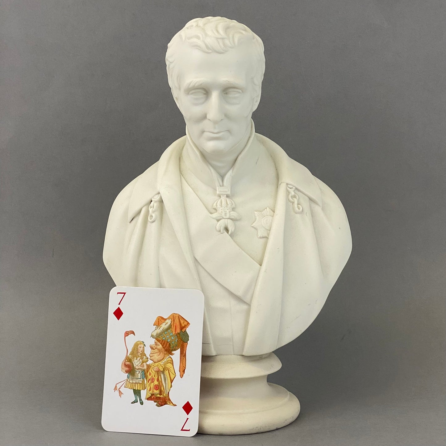 Copeland Parian Porcelain Bust Duke of Wellington Antique c1852 by Comte d Orsay