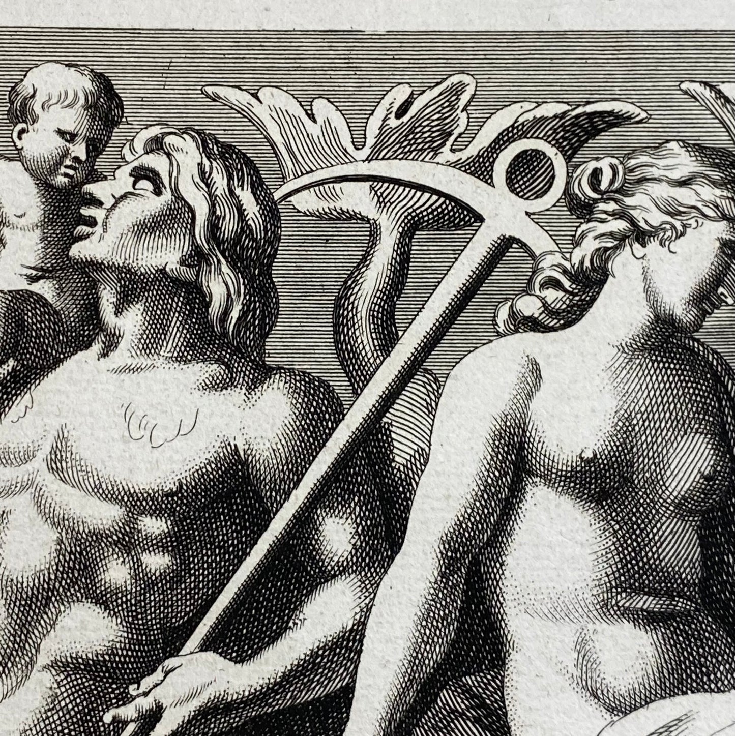 Antique Venus Marina Engraving c1719 - Bernard de Montfaucon Mythological Print