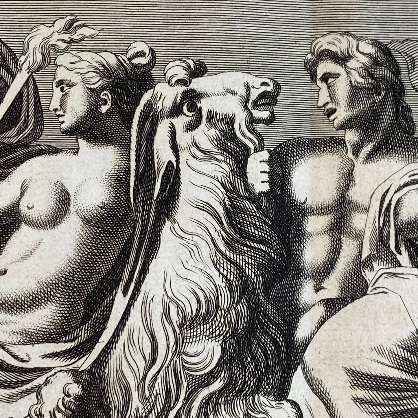 Antique Venus Marina Engraving c1719 - Bernard de Montfaucon Mythological Print