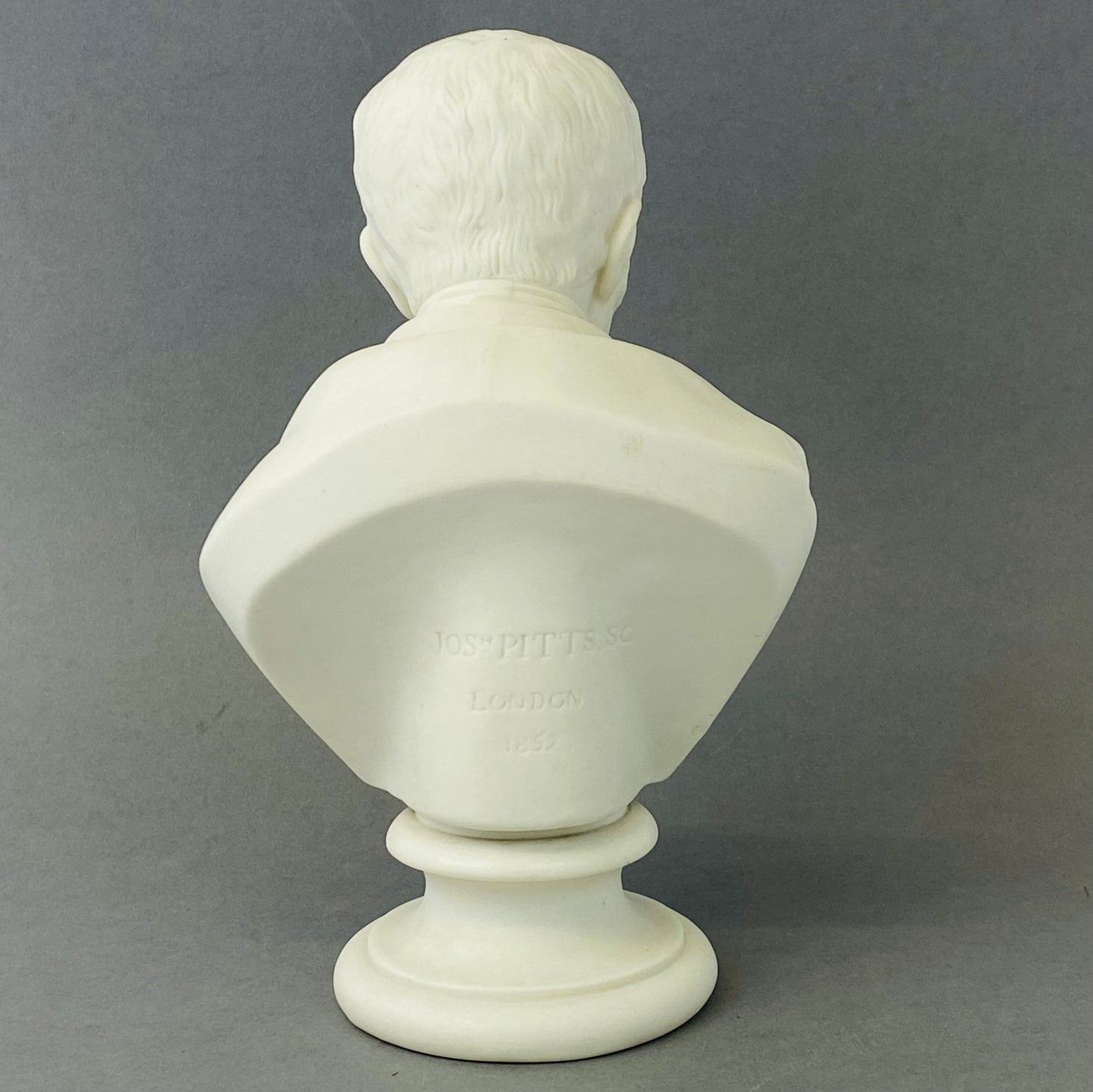 Coalport Porcelain by Joseph Pitts Parian Bust Duke of Wellington Antique c1852